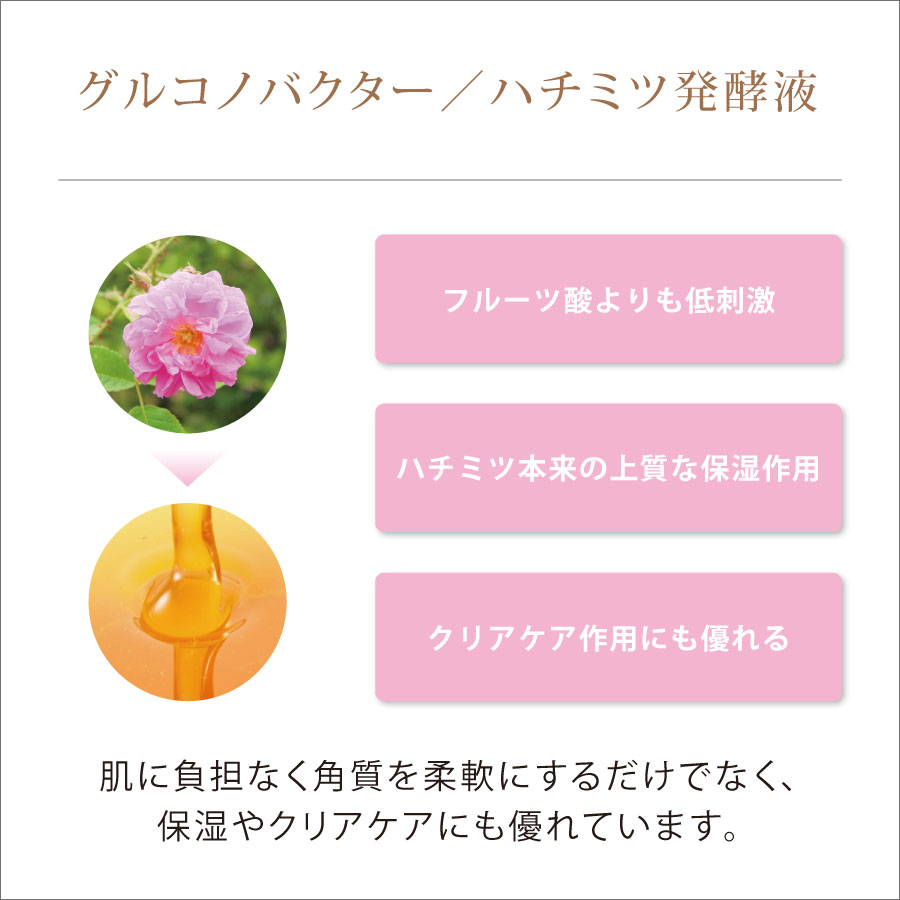 グルコノバクター/ハチミツ発酵液の特長
